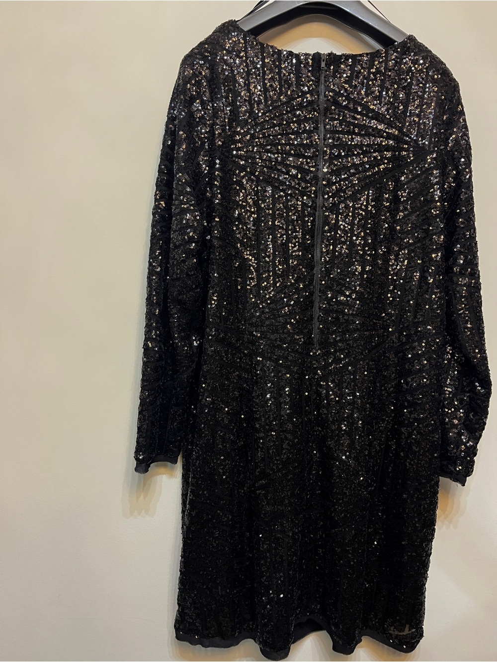 NEW Love & Legend Black Sequin Long Sleeve Dress - Picture 8 of 11